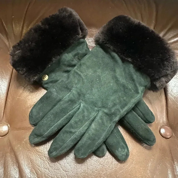 UGG Suede Cashmere Gloves - Picture 1 of 4
